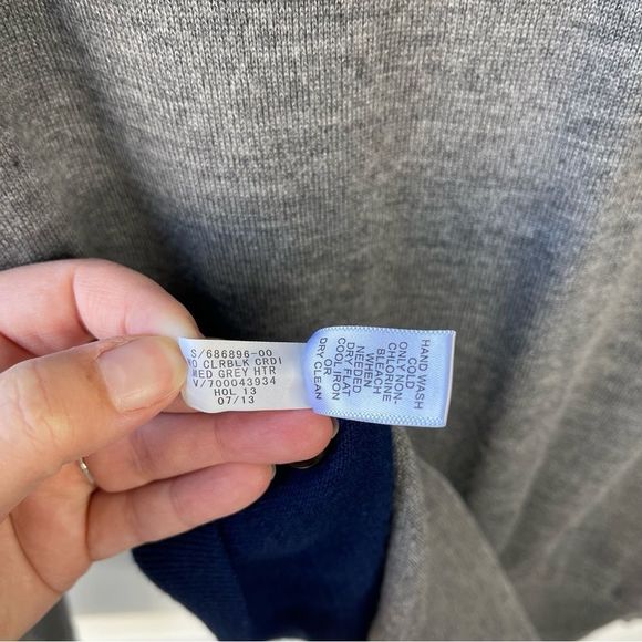 Banana Republic Mens Color Block Wool Grandpa Cardigan Sweater Size Large - Picture 7 of 7